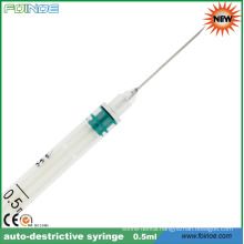 plastic 0.5ml syringe